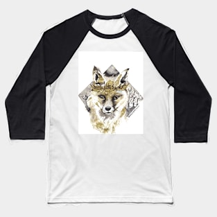 Forest Martyrs - Winter Fox Baseball T-Shirt